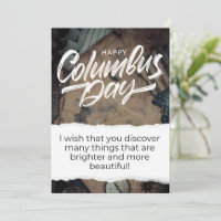 Happy Columbus Day Card