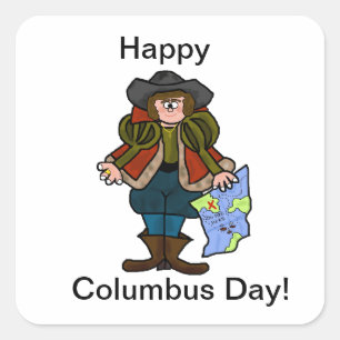 Happy Columbus Day Stickers - Ver. 2