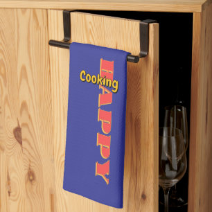Happy Cooking Blue Geschirrtuch