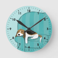 Happy Couch Beagle - Niedliches Hundebanddesign