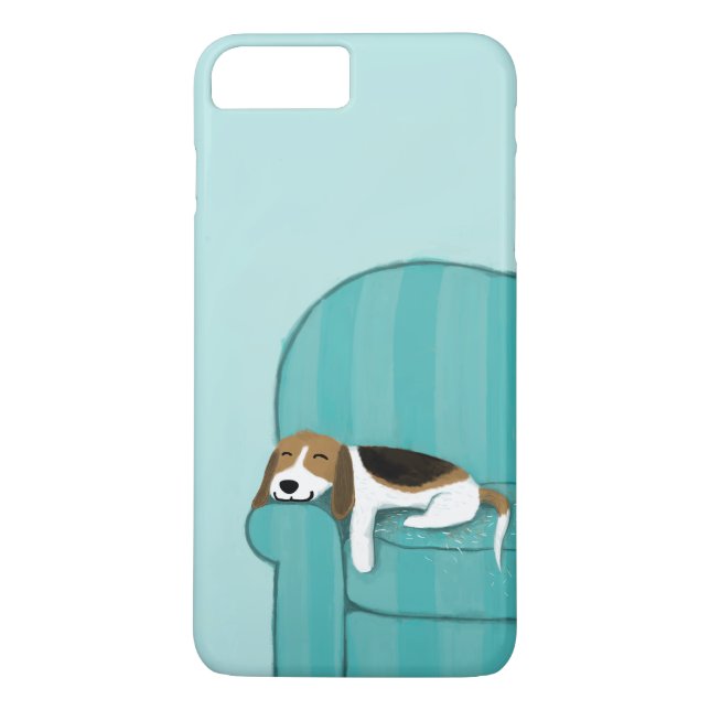 Happy Couch Dog | Niedlicher Beagle | Fun Animal A Case-Mate iPhone Hülle (Rückseite)