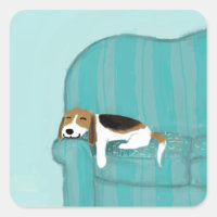 Happy Couch Dog - Niedlicher Beagle Schlafen | Pet