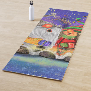 Happy Couple Gnome Weihnachts Yoga Mat Yogamatte