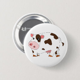 Happy Cow Buttom Button