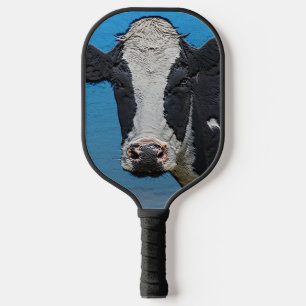 Happy Cow Portrait Pickleball Schläger