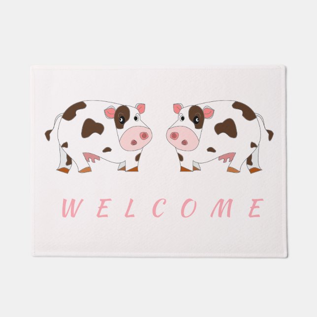 Happy Cows Doormat Fußmatte (Vorderseite)