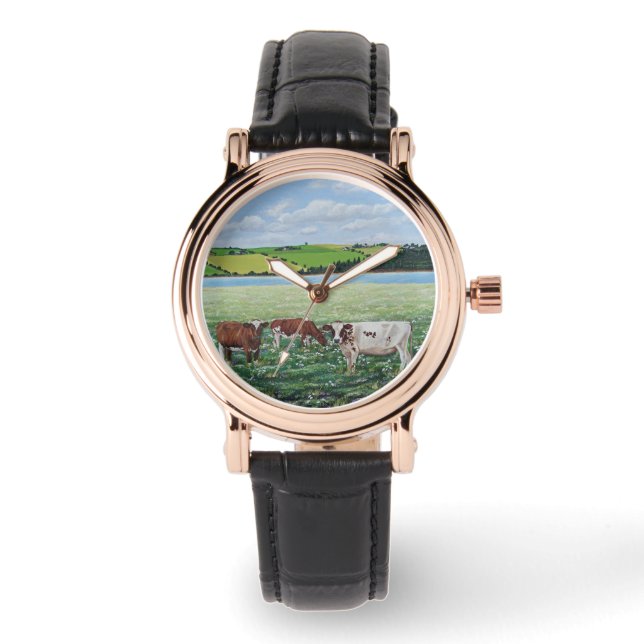 Happy Cows Watch Armbanduhr (Vorderseite)