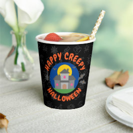 Happy creepy Halloween - Kinder Pappbecher