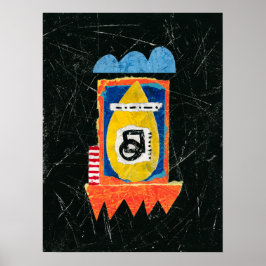 Happy Cry Poster Wall Art - Abstrakte Kunst