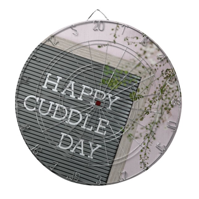 Happy Cuddle Day (Warme Schläger und liebende Schn Dartscheibe (vorne)