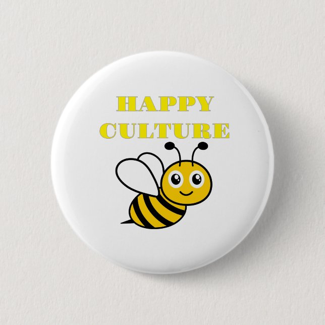 Happy Culture Button (Vorderseite)