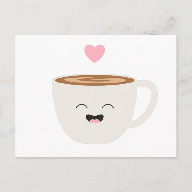 Happy Cup Postkarte (Vorderseite)