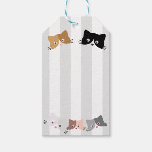 Happy Curious Kittens Geschenkanhänger