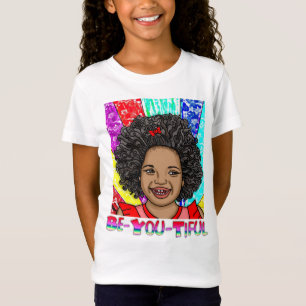 Happy Curls   Digitale Kunst   Seien Sie vorsichti T-Shirt