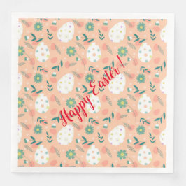 Happy Customize Orange Oaster Egg Serviette