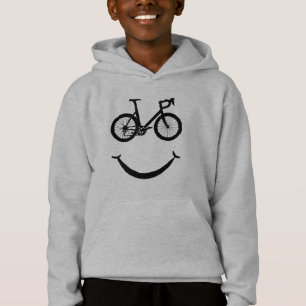 Happy Cycling Bicycle Clipart BikingClipArt Hoodie
