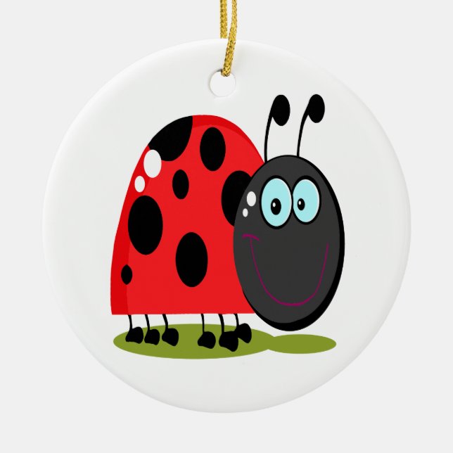 Happy-Dame-Bube Keramikornament (Vorne)