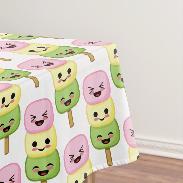 Happy Dango Dumplings Tischdecke (Beispiel)