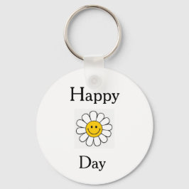 Happy Day Cheerful Keychain Schlüsselanhänger