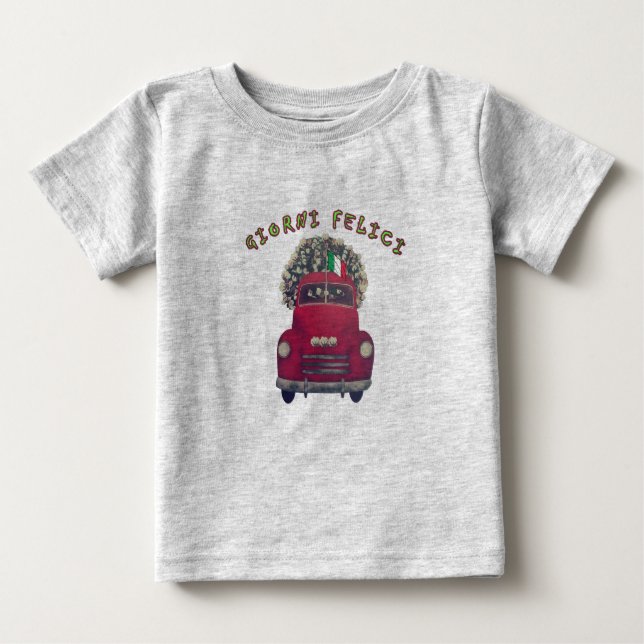 Happy DAYS GIORNI FELICI Holidays Tshirt (Vorderseite)