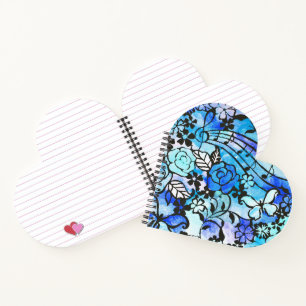 Happy Days sind wieder hier Heart Spiral Notebook Notizbuch
