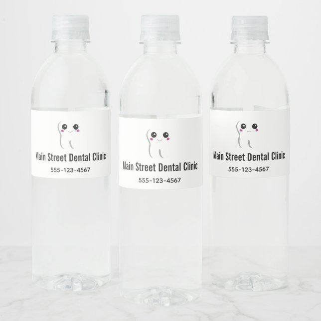 Happy Dental Tooth Lächeln Wasserflasche (Flaschen)