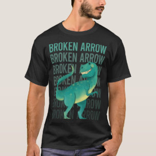 Happy Dinosaur Broken Arrow T-Shirt