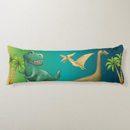 Happy Dinosaur Freunde Seitenschläferkissen