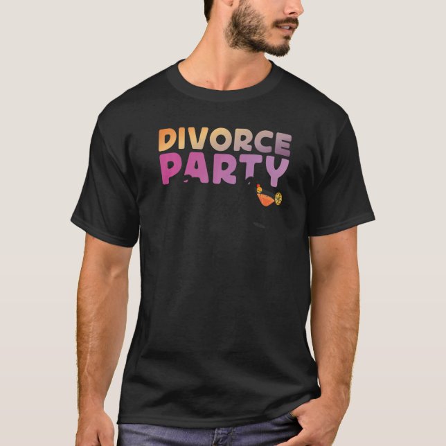 Happy Divorce Party Divorce Party Squad T-Shirt (Vorderseite)