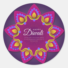 Happy Diwali Aufkleber