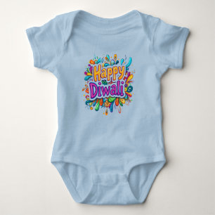 Happy Diwali Baby Strampler
