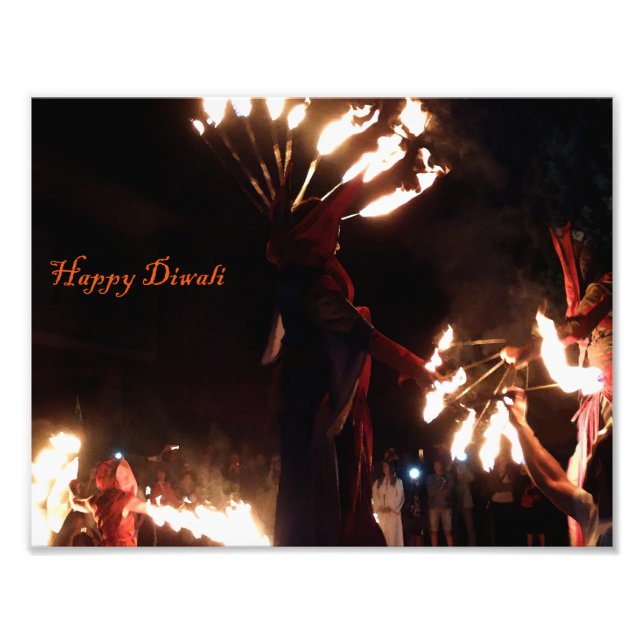 Happy Diwali Beruflich Foto Paper (Satin) (Vorne)