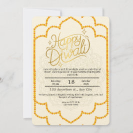 Happy Diwali Celebration Einladung