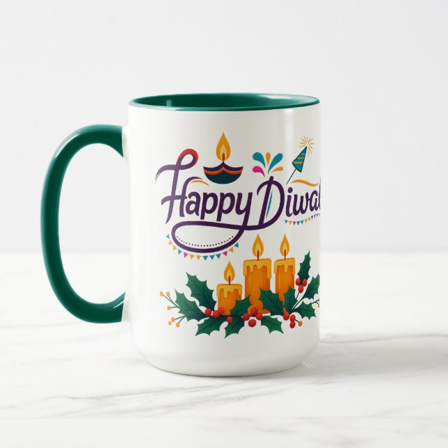 Happy Diwali Coffee Tasse (Links)