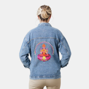 Happy Diwali - Deepalavi Lakshmi Goddess 1 Jeansjacke