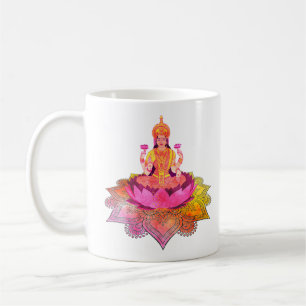 Happy Diwali - Deepalavi Lakshmi Goddess 4 Kaffeetasse