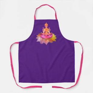 Happy Diwali - Deepalavi Lakshmi Goddess 4 Schürze