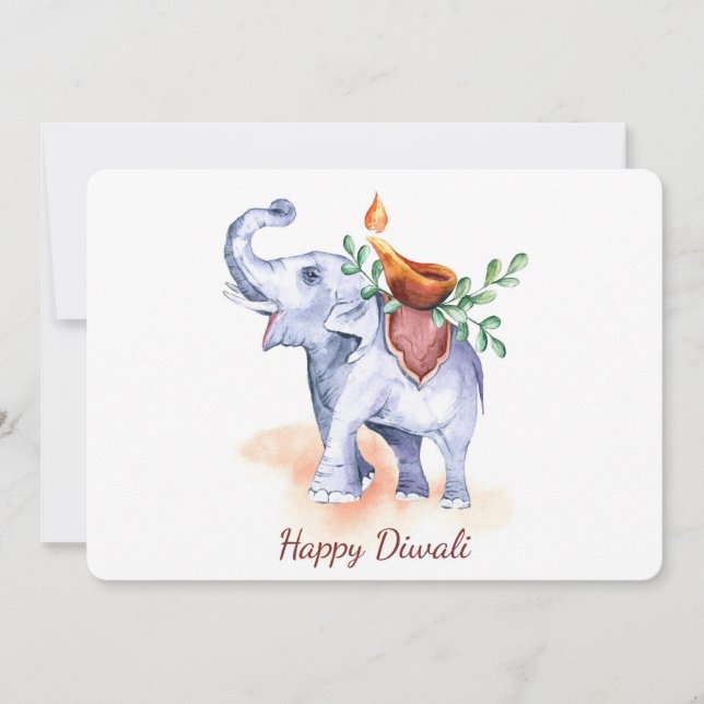 Happy Diwali Ferienkarte Feiertagskarte (Vorderseite)