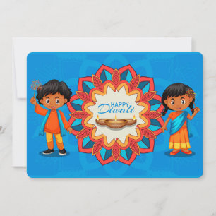 Happy Diwali Ferienkarte Feiertagskarte