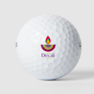 Happy Diwali Flame Golfball