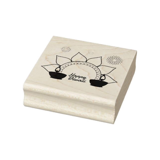 Happy Diwali Gummistempel (Stempel)