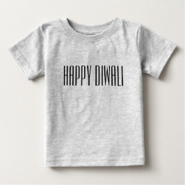 Happy Diwali im eleganten Schriftart Baby T-shirt