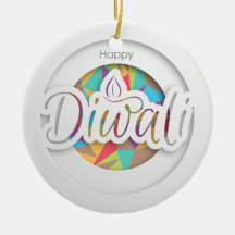 Happy Diwali Keramik Ornament