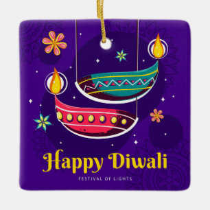 Happy Diwali Keramikornament
