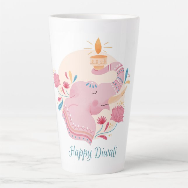 Happy Diwali Milchtasse (Vorderseite)