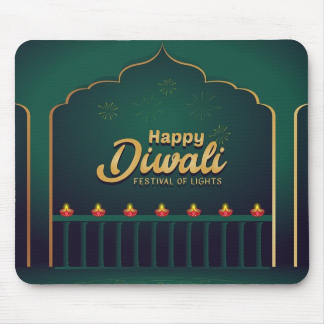 Happy Diwali Mousepad (Vorne)
