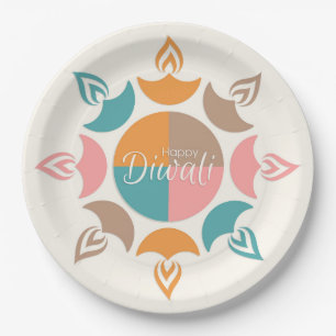 Happy Diwali Paper Plate Pappteller