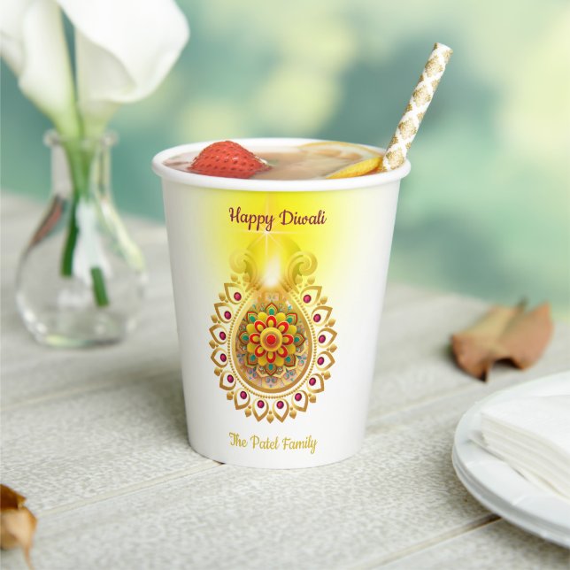 Happy Diwali Pappbecher (In Situ)
