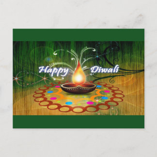 Happy Diwali Postkarte