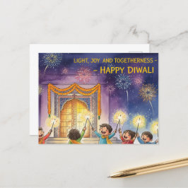 Happy Diwali Postkarte